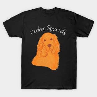 Snazzy Spaniel Styles Cocker's Couture, Urban Canine Tee Triumphs T-Shirt